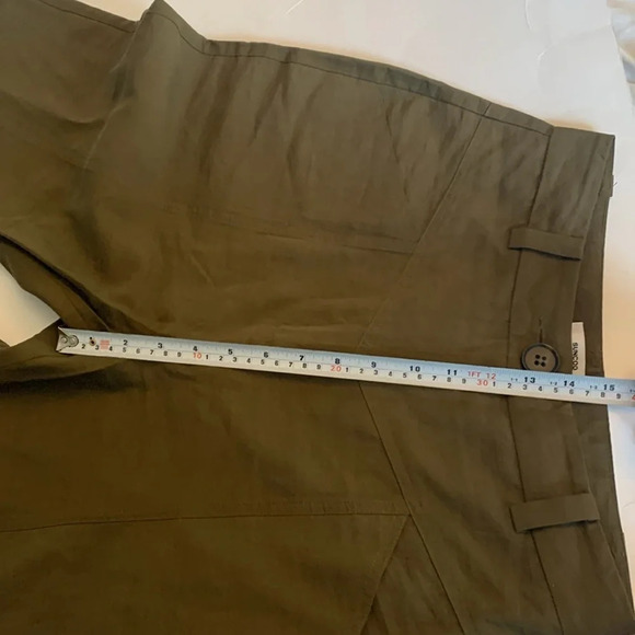 Suncoo Paris high rise lightweight pants. Army green size small, casual - Picture 8 of 9